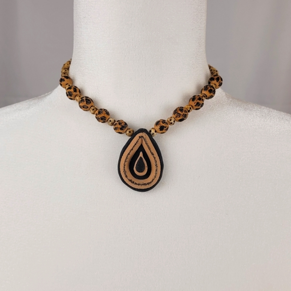 Hand-Made Caribbean Boho Chocker Necklace